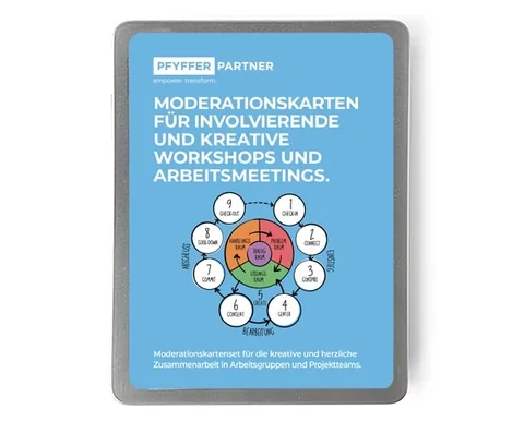 Toolbox Moderationskarten: Metallbox mit Handkarten