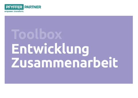 Cover Toolbox «Entwicklung Zusammenarbeit»