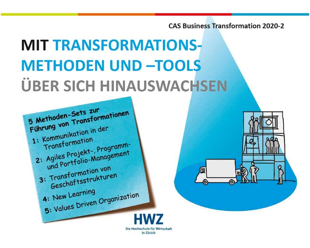 Neues HWZ Booklet mit Transformationsmethoden und Tools: jetzt bestellen!