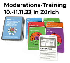Training am 10.-11. Nov 23:<br>Workshop-Moderation für Praktiker – “hands on”!